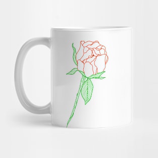 Colors roses line Mug